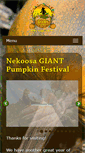 Mobile Screenshot of nekoosagiantpumpkinfest.com